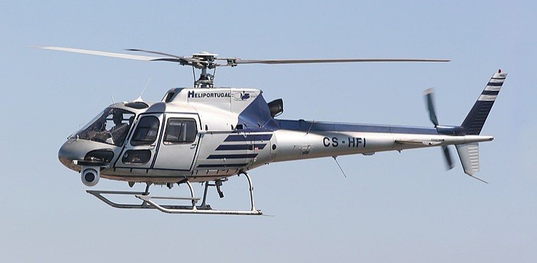 Helicóptero em filmagens aéreas