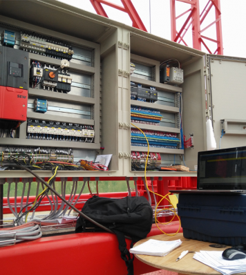 Quadro técnico de automação industrial